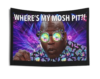 Diesel Shaq Mosh Pit Rave Indoor Wall Tapestries