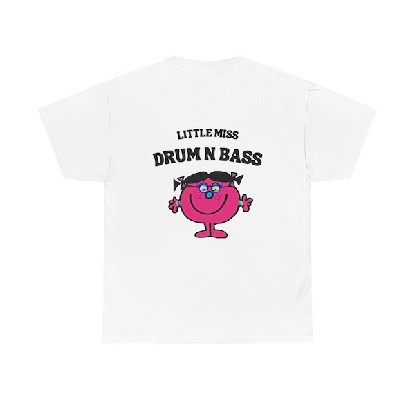T-shirt Drum & Bass - Motif Cœur Avec Casque - Coton Pré-rétréci Gildan - Taille S à 5XL - Neuf Sans étiquette