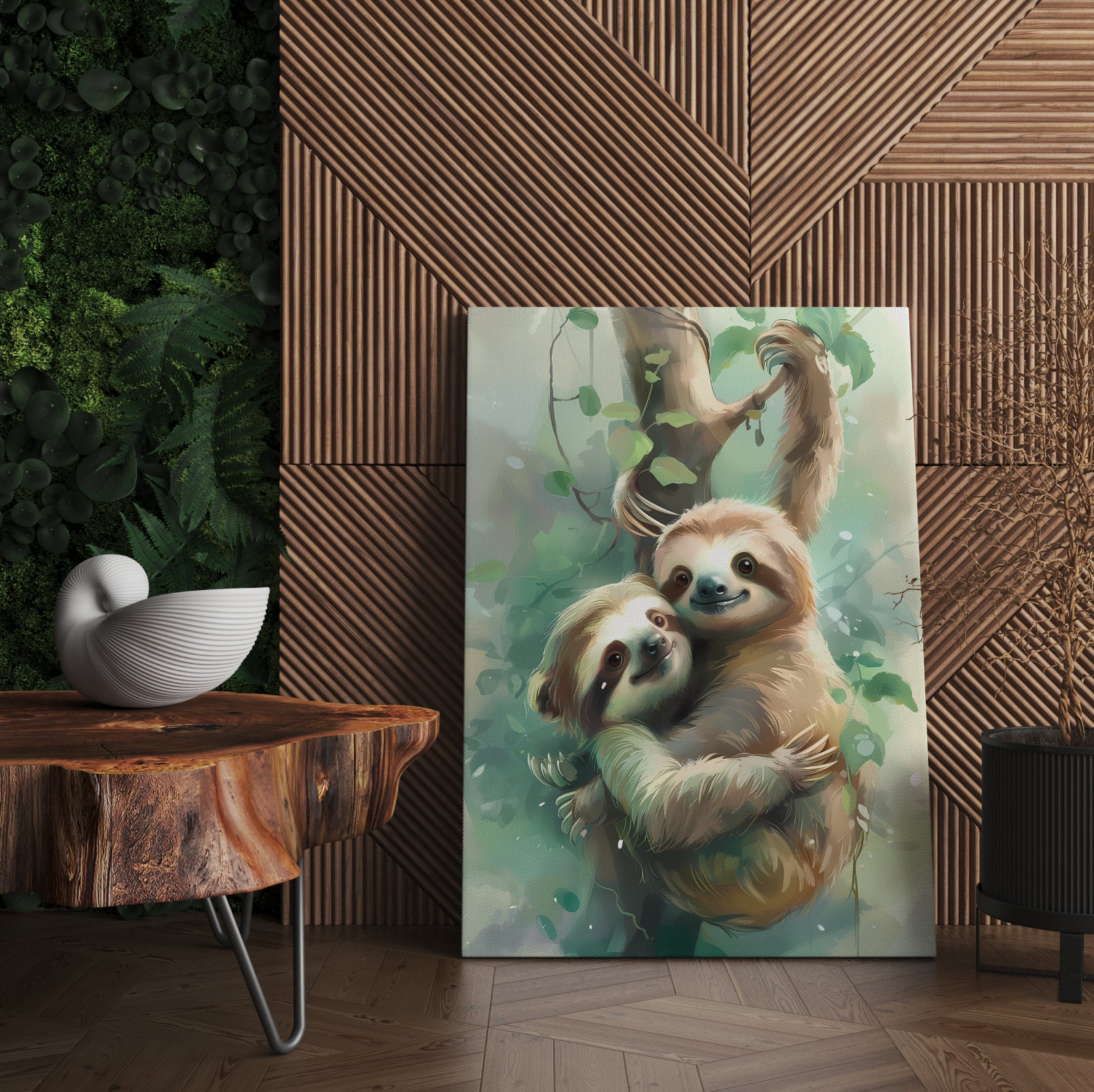Cute Sloth Art Print, Jungle Nursery Decor (digital Download) - Etsy