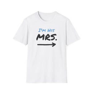Mr and Mrs Apparel, Cute Couples Unisex Softstyle T-Shirt, Wedding Gifts, Just Married Shirt, Bride and Groom Tee, Honeymoon Gift Tee