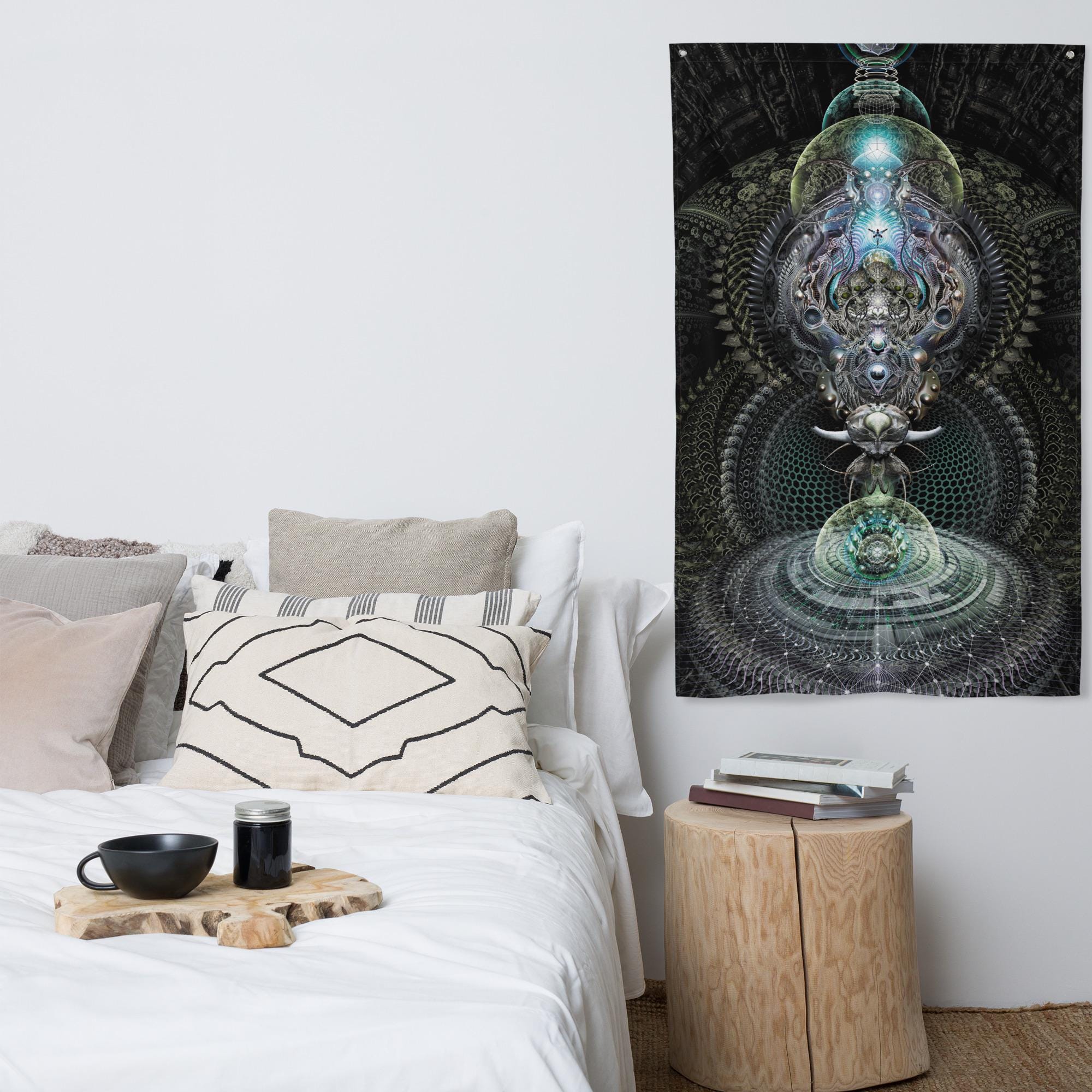 Psychedelic Visionary Art Flag - Etsy