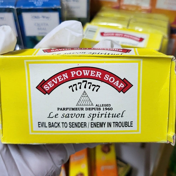 777 SEVEN POWER SOAP evil back to sender enemy in trouble 150g.