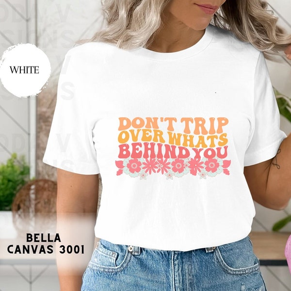 Southern Couture Don't Trip Behind Natural Tan Cotton Fashion T-Shirt, Natural Tan, M : Buy Online At Best Price In KSA - Souq Is Now