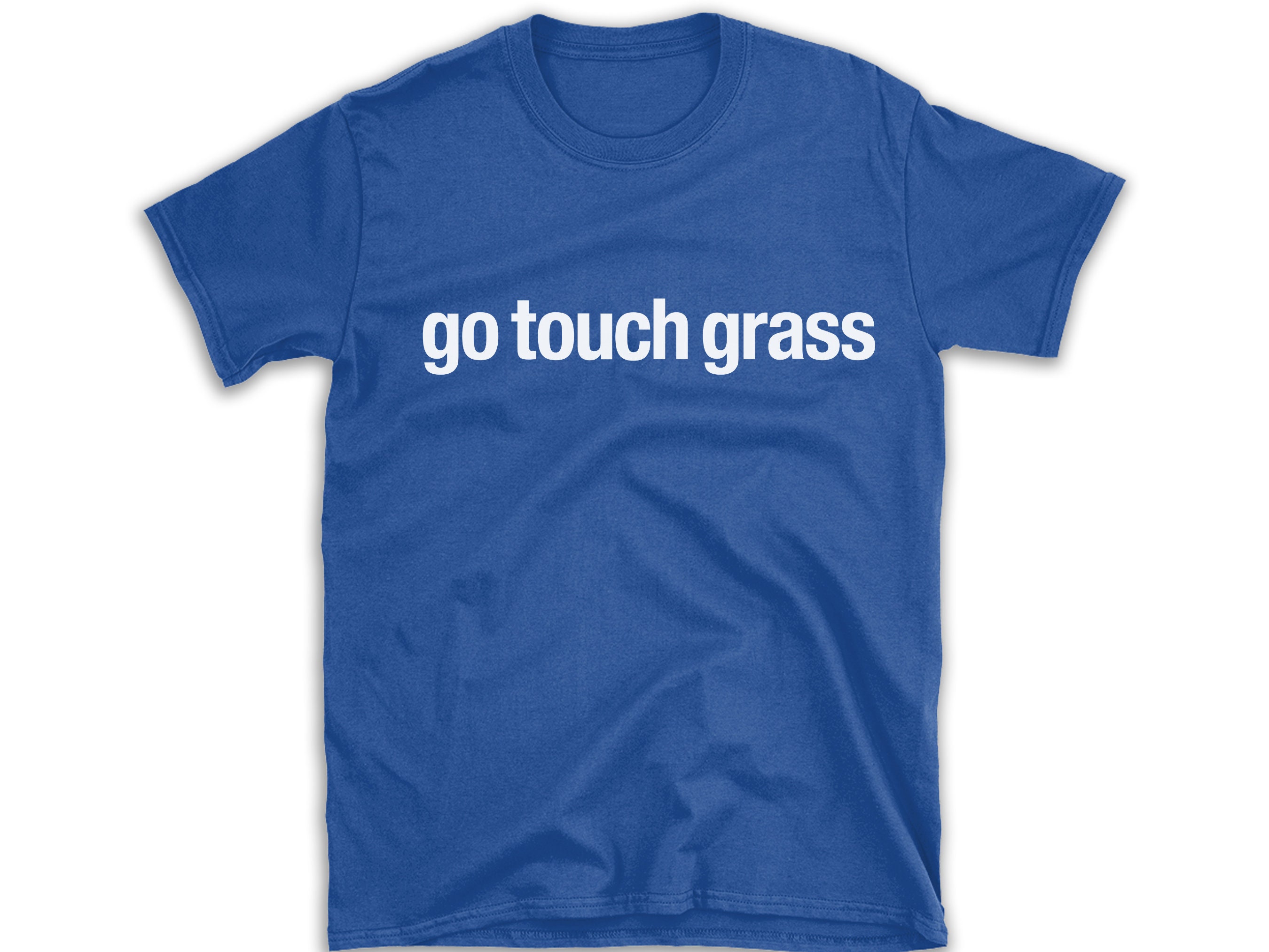  Go Touch Grass - Funny Meme T-Shirt : Clothing, Shoes & Jewelry