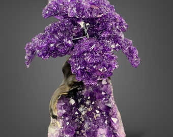 Gem trees (purple amethyst)