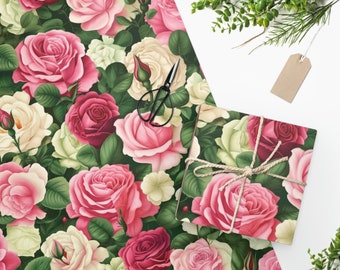 AKA Alpha Kappa Alpha Roses Gift Wrapping Paper