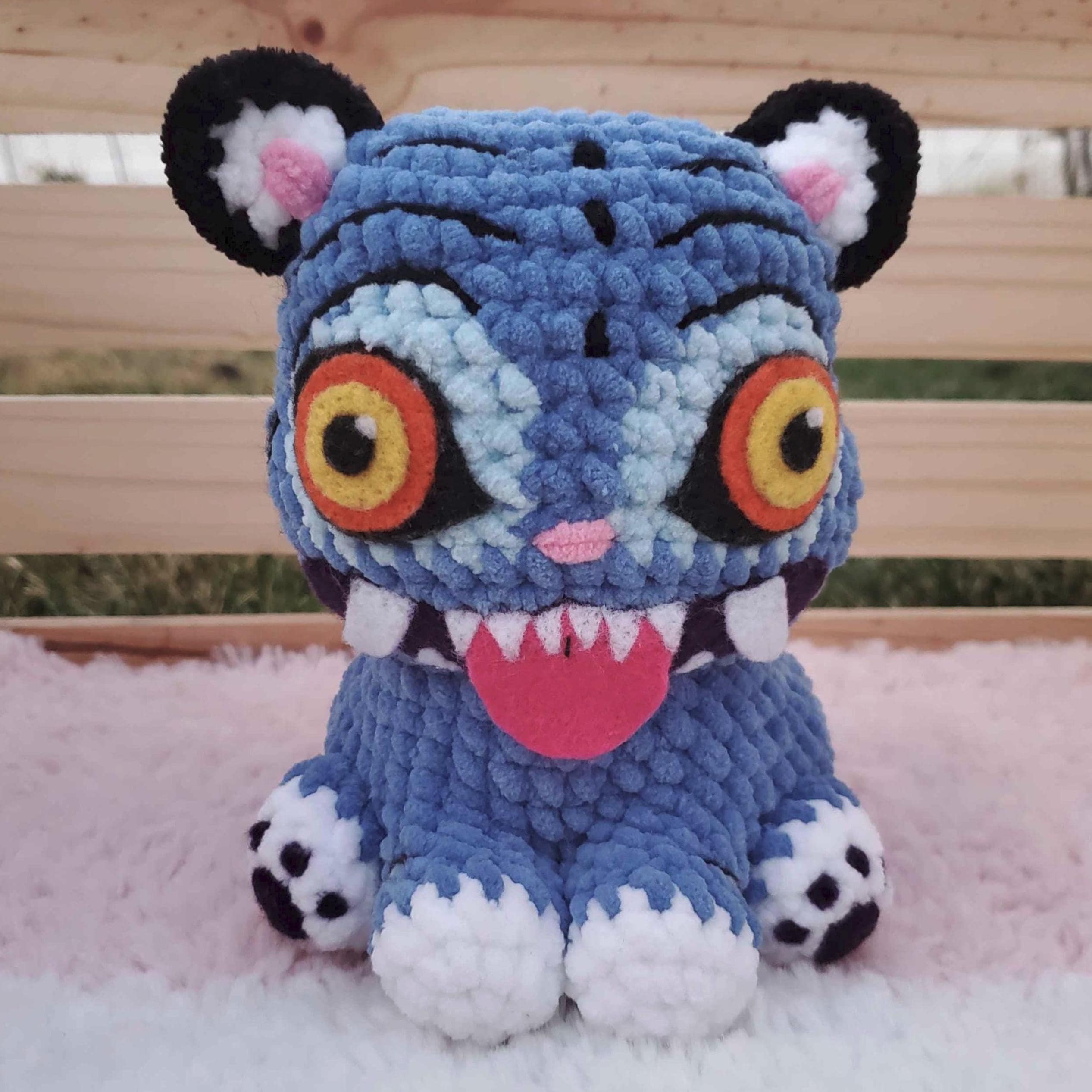 Derpy Tiger | Crochet Plushie - Etsy