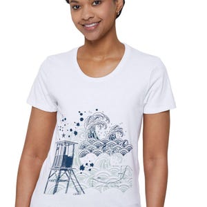 Wave Tee - Frauen Bio-T-Shirt