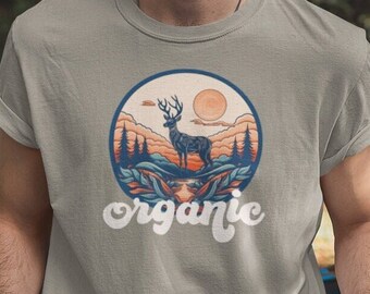 Nature Scene Organic - Unisex Softstyle T-Shirt