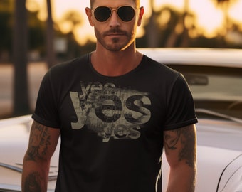 YES Unisex T-shirt for Men and Women