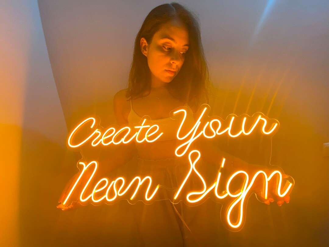 Custom Neon Sign Neon Sign Aesthetic Custom Neon Signs Etsy