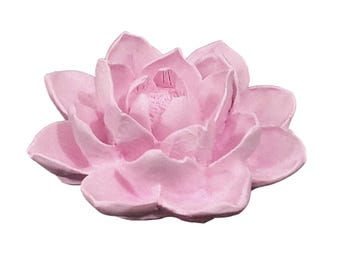 Moule en silicone 3D fleur de lotus pour résine, savon, bougie
