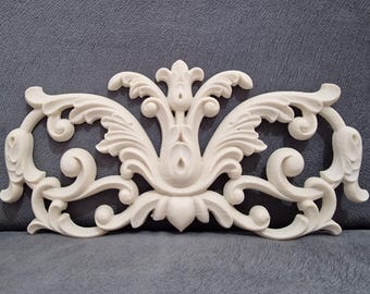 Moule en Silicone pour Applique, Liane, Vignes Boisées, Ornement, 29 cm, Décoration pour Plâtre, Résine, Argile, Polyester, Béton, K1096