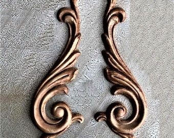 Moule en Silicone pour Applique, Liane, Vignes Boisées, Ornement, 29 cm, Décoration pour Plâtre, Résine, Argile, Polyester, Béton, K1096