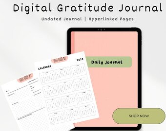 Digital Gratitude Journal | Five minute Morning Routine | Daily Gratitude | Daily Affirmations