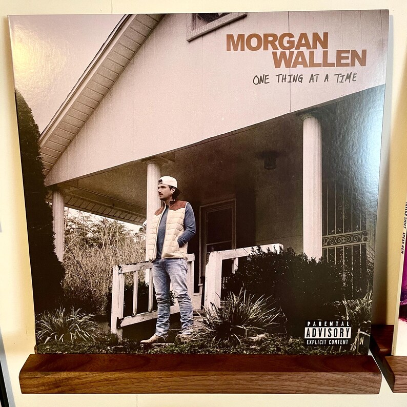 Wood Walnut Record, Picture, Book, Magazine Wall Shelf Etsy Canada