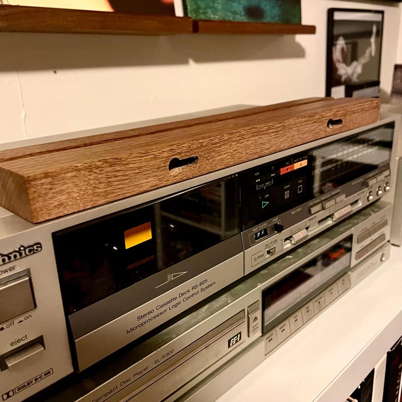 Wood Walnut Record, Picture, Book, Magazine Wall Shelf Etsy Canada