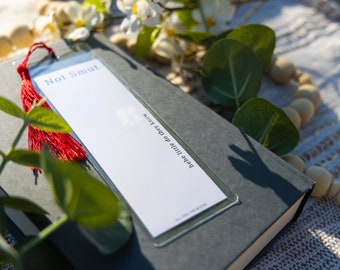 Not Smut Bookmark - Smut Bookmark, Bookish, Booktok Bookmark, Cute Bookmark, Readers Gift, Mothers Day, Book Lover Gift, Smutty Bookmark