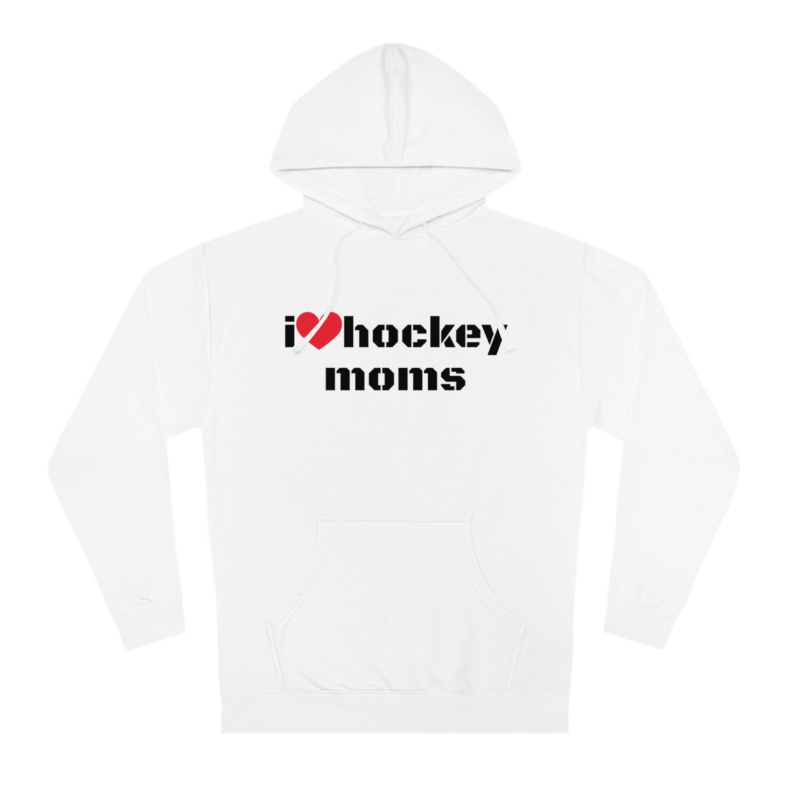 I 3 Hockey Moms Hooded Sweatshirt Etsy