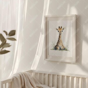Video Frame Mockup, Vertical Nursery Mock-up, PSD, MP4, Baby interior, A3 Poster, Mobile