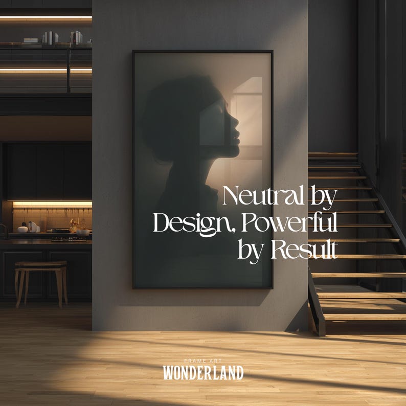 Canva Frame Mockup Bundle, Horizontal, Vertical Frames, Staircase, Shadow Layer, Dark Interior, 40 Mockups