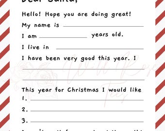 Carta de Navidad a Papá Noel