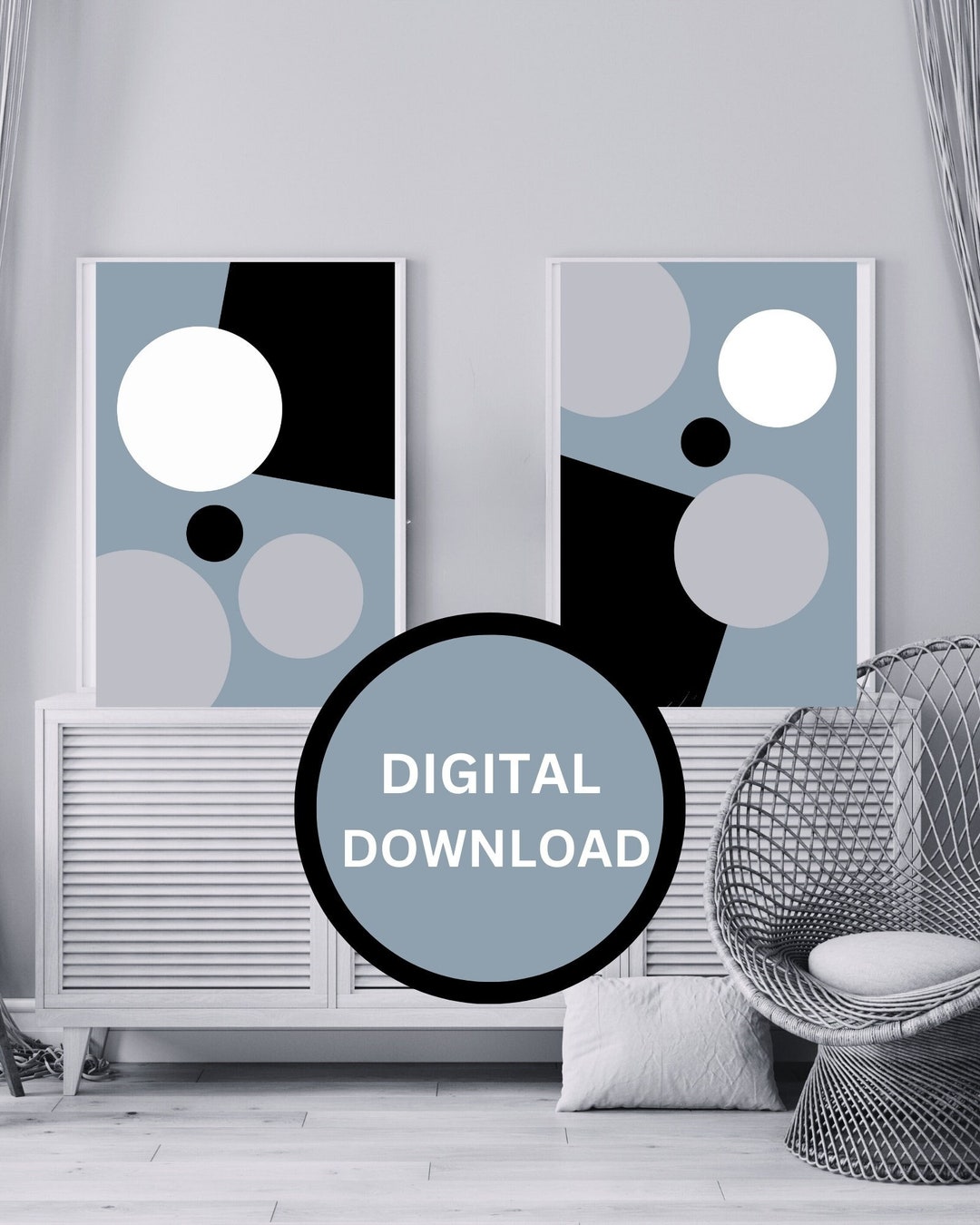 Instant Print Earth Abstract Design -art Design Printable-modern ...