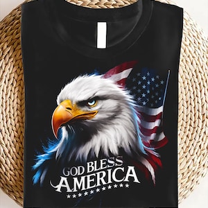 Eagle American Flag PNG: Patriotic USA Design (Digital Download)