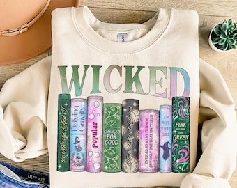 Wicked Book Spine PNG: Musical Theater Digital Art (Digital Download)