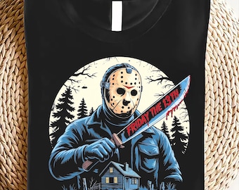 Halloween Horror PNG, Jason Voorhees Mask Graphic, Spooky Killer Digital Art, Friday the 13th, Creepy Movie PNG, Killer Png, Creepy Slasher