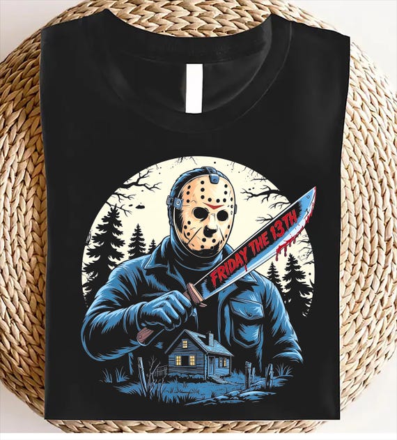 Jason Voorhees Mask PNG: Friday the 13th Horror Graphic (Digital Download)