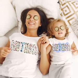 Floral Mother&#39;s Day PNG: Mom Shirt Sublimation Design (Digital Download)