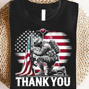 Retro Patriotic PNG, Thank You Veteran, 4th of July Design, Honor and Remember Png, Independence Day
