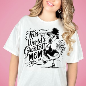 Chicken Mom SVG: World&#39;s Greatest Mom Design (PNG, PDF)