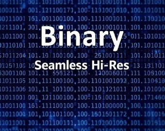Binary Seamless Pattern Digital Paper Images - Printable Download - 12x12 inch - Computer code - PC - Scrapbook - Tile able