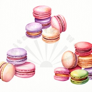 Watercolor Pastries Dessert Clipart 20 PNG Images of Pastries and ...