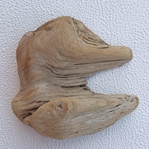 Ein originales Stück Treibholz, vom Meer glatt geschliffen, Sammlerstücke, Heimdekoration, Wandkunst, Garten, kreative Arbeiten, Skulpturen, N411