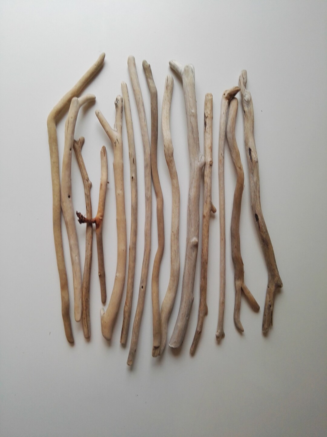 14 Sticks Smoothed by the Sea 20 39 Cm, Home Decoration, Crafts, Wall ...
