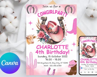 Foosproea Geburtstagseinladungen Pferd – 20 Stück Cowgirl-Party-Karten Mit Umschlägen – Boho Pink, Pampasgras-Design Foosproea Geburtstagseinladungen Pferd – 20 Stück Cowgirl-Party-Karten Mit Umschlägen – Boho Pink, Pampasgras-Design