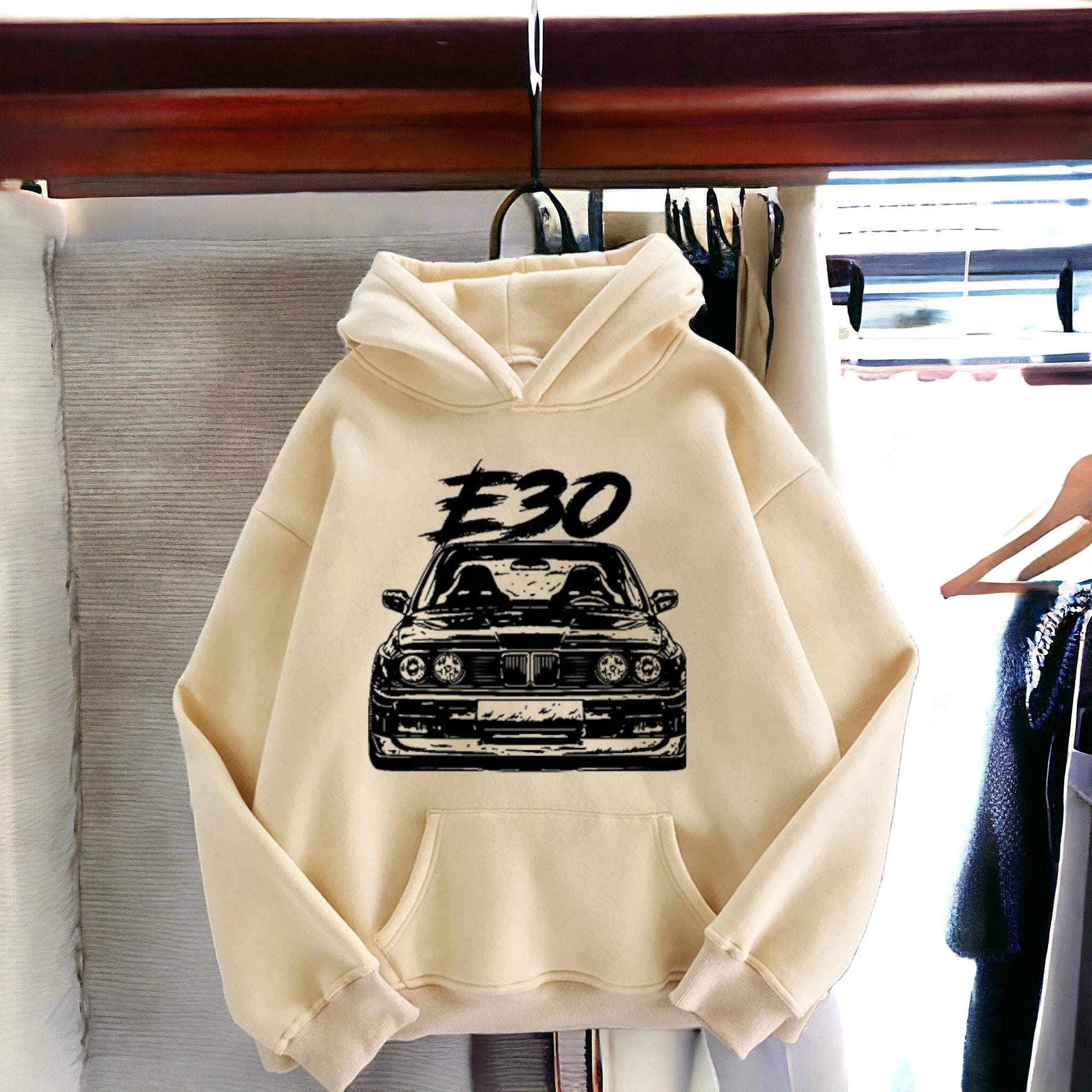 Classic Bmw E30 Hoodie, M3 E30 Racing Car Gift Hoodie, Drifting Car ...