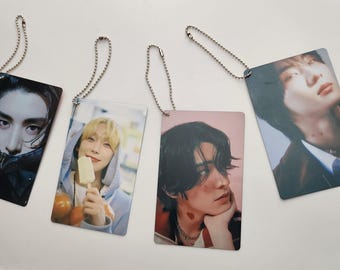 CUSTOM METAL Kpop inspired Photocard Keychain