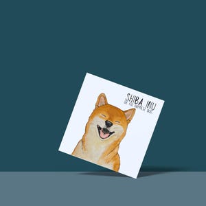 Ausbruchspläne & Geburtstagsbellen – Shiba Inu Grußkarte