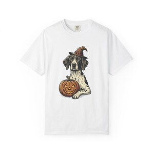 Gsp com camiseta de chapéu de bruxa | Ilustração de abóbora de Halloween