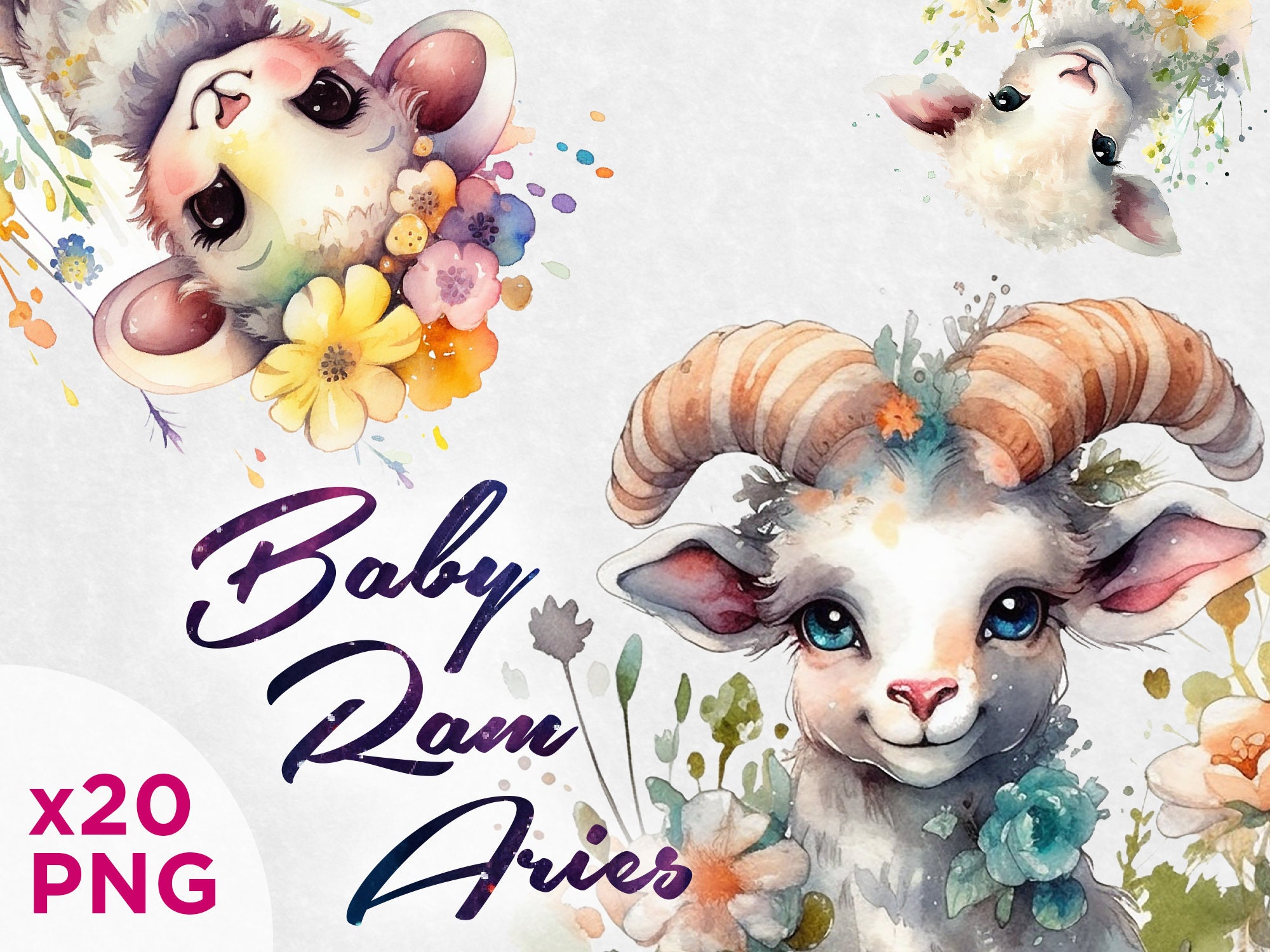 Baby Ram Clip Art