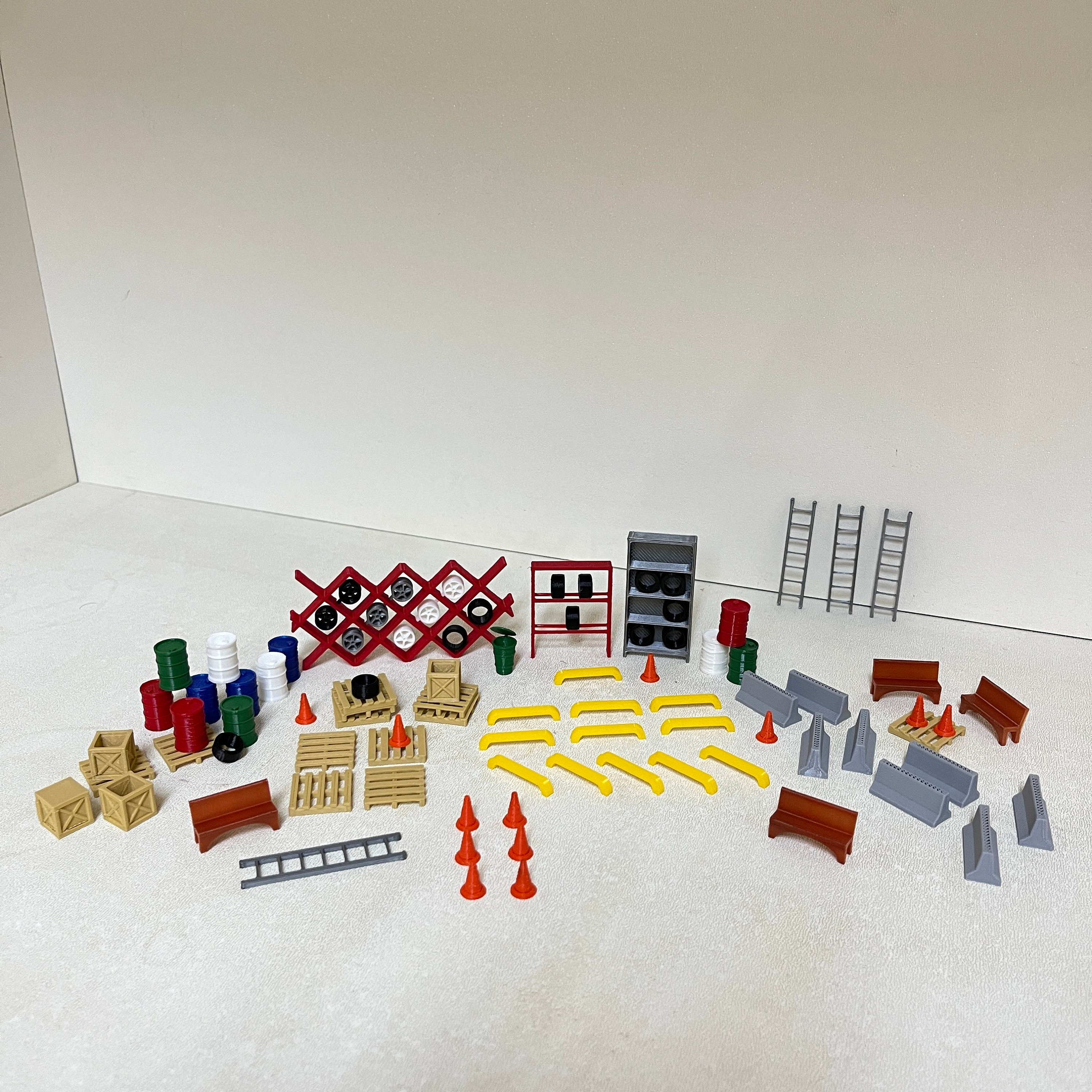 Luwecf 1/64 Parkmodell Matte - Realistische Garage Für Druckguss-Autos Im Miniaturformat