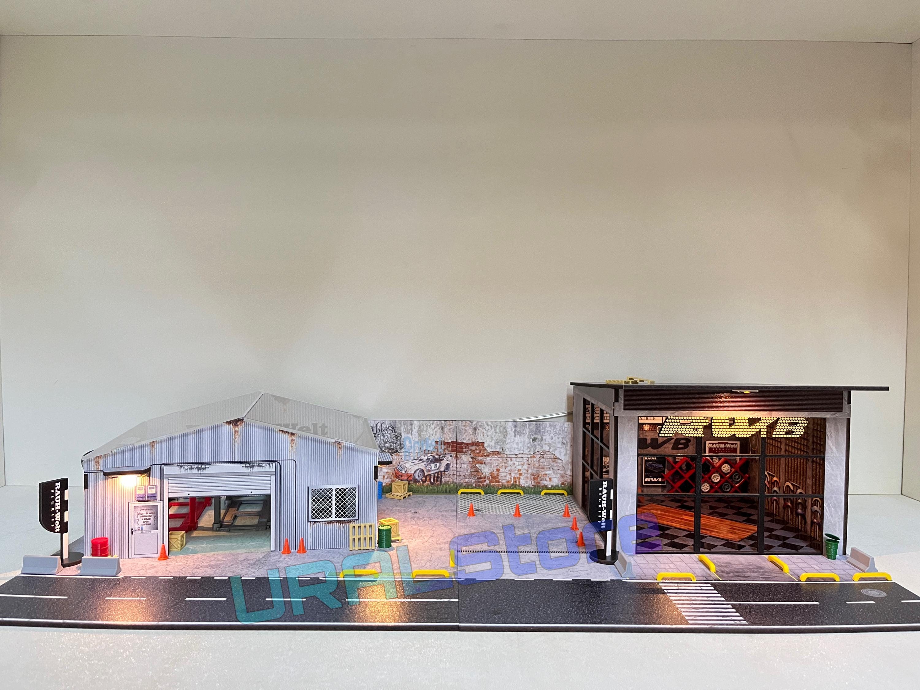 1/64 Diorama RWB Garage Display for Diecast Model Cars - Etsy