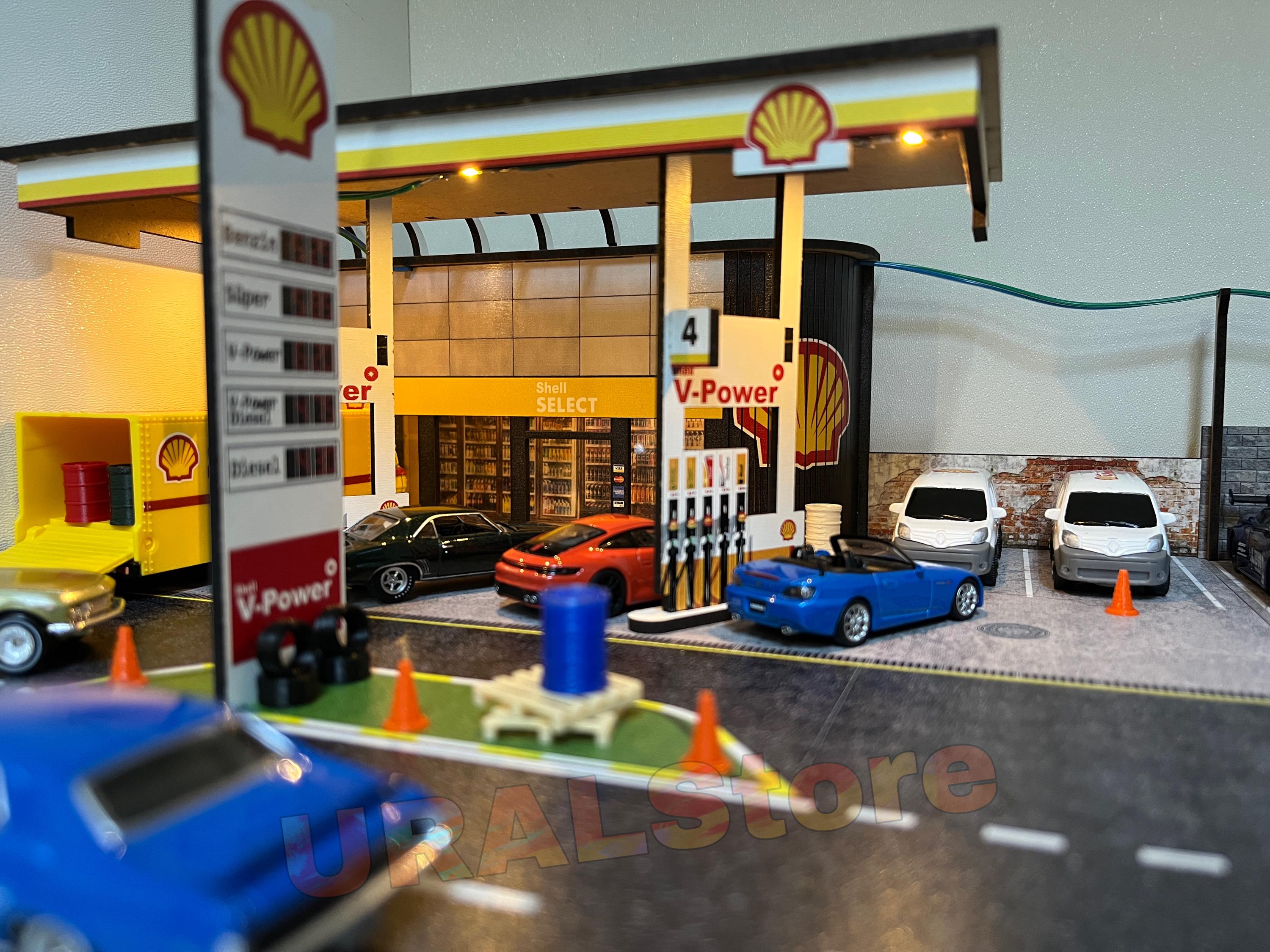 Shell Toy Gas Station