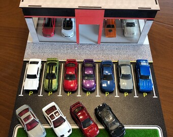 Ua 1:24 Scale Diecast Odel Car Display Case Cabinet With USB Lights