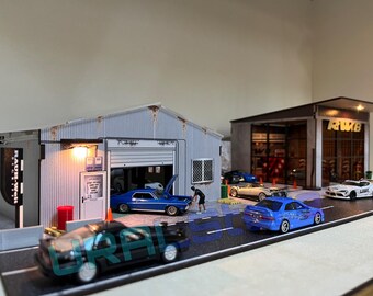 1/64 Diorama RWB Garage Display for Diecast Model Cars - Etsy