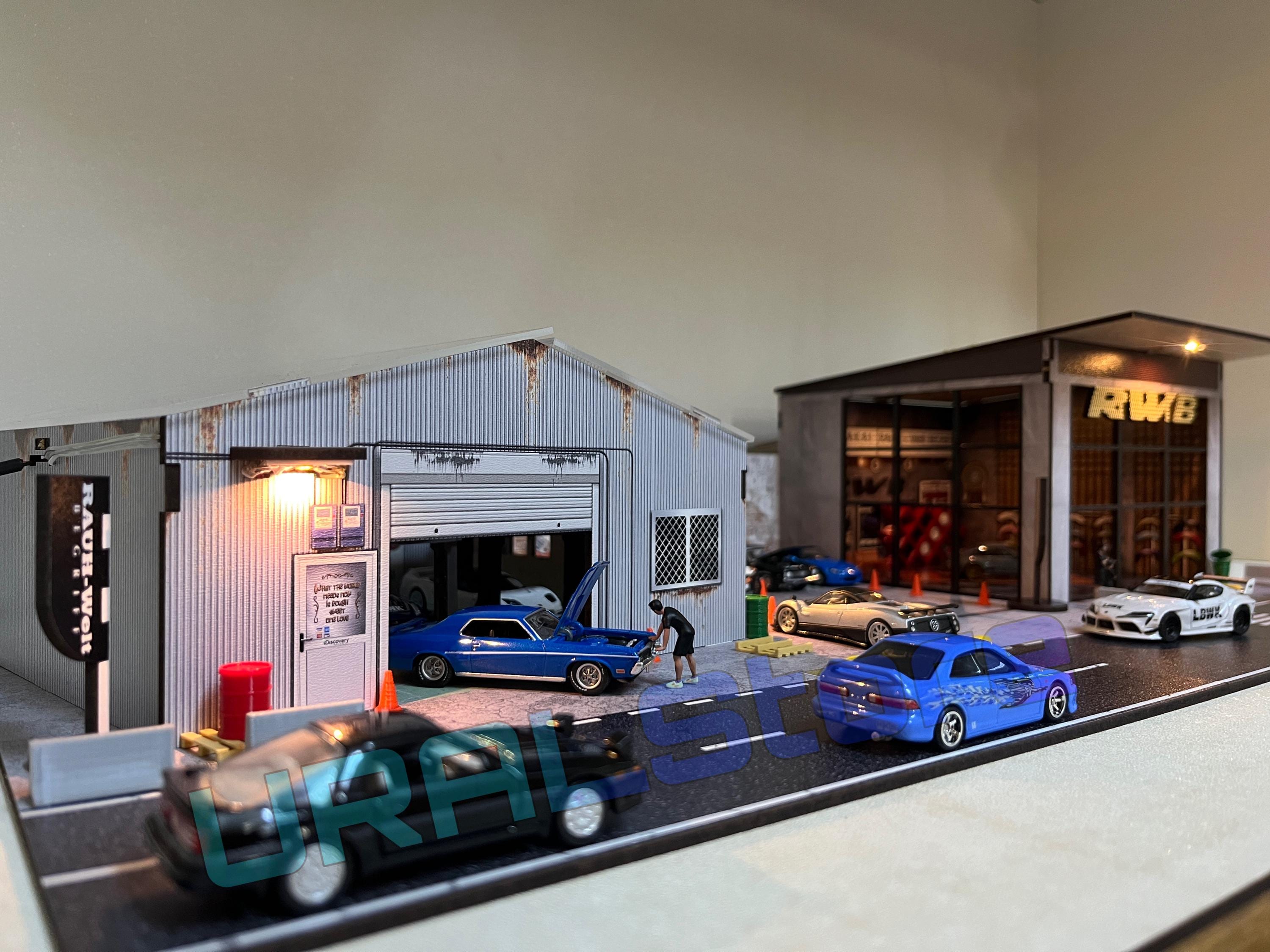 1/64 Diorama RWB Garage Display for Diecast Model Cars - Etsy